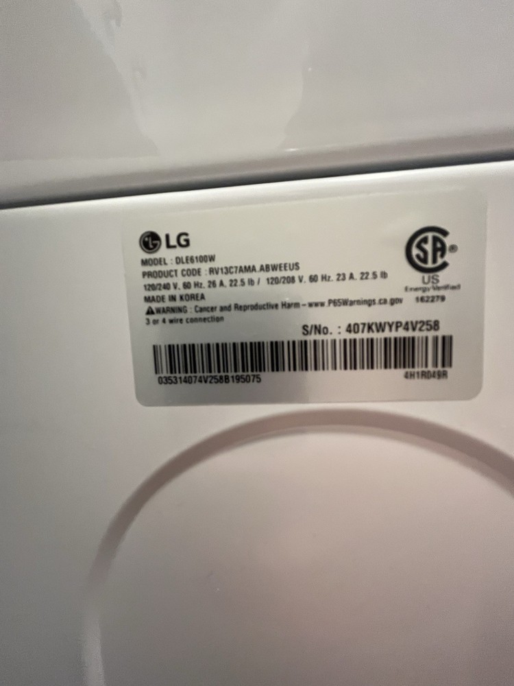 Washer And Dryer