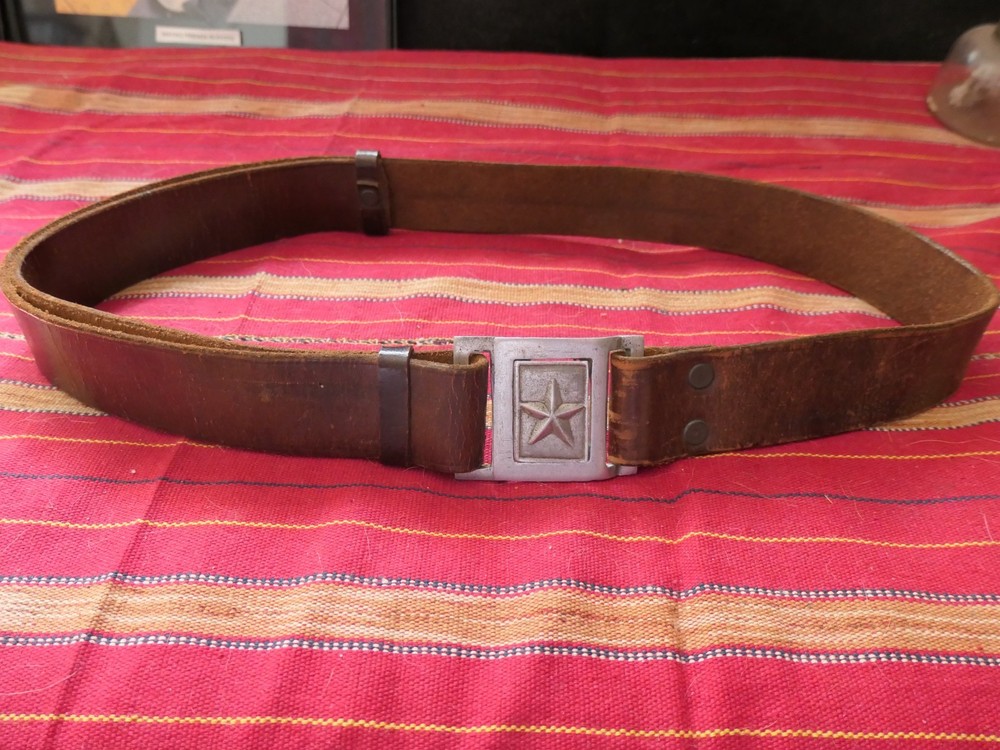Viet Cong Infantry Leather Belt ~ 1965 ~