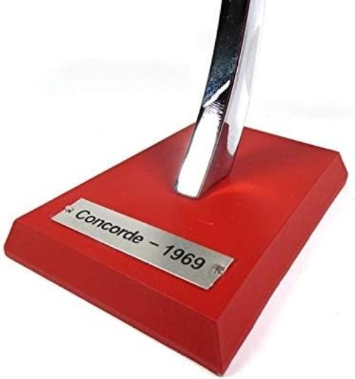 Aerospace Concorde 1969 Scale 1/200 30 cms Silver - Airplane Silver Classics ...