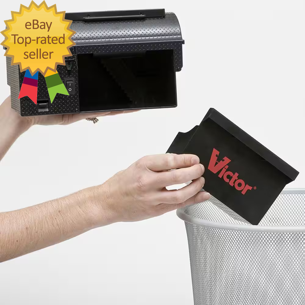 Humane Battery-Powered Non-Toxic No-Touch Multi-Kill Indoor Electronic Mouse Tra