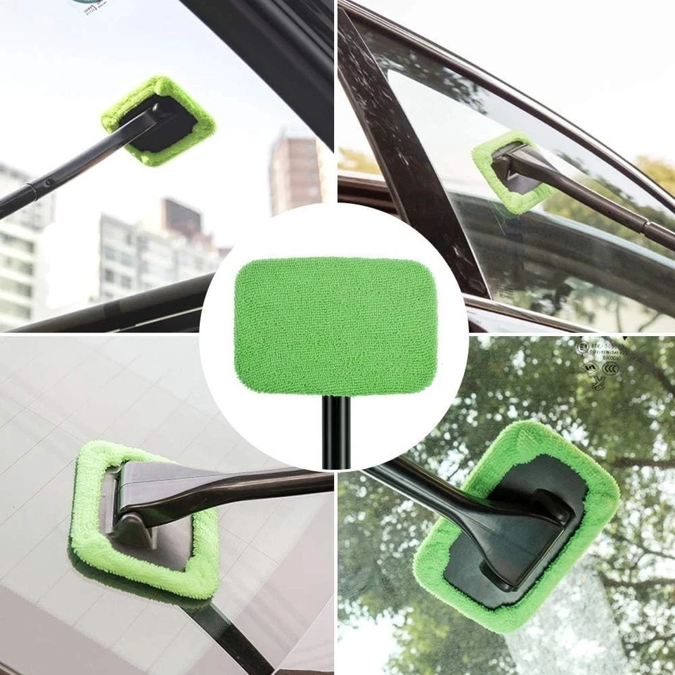 5 Pack Microfiber Replacement Bonnets for Windshield Cleaners - Eco-Friendly