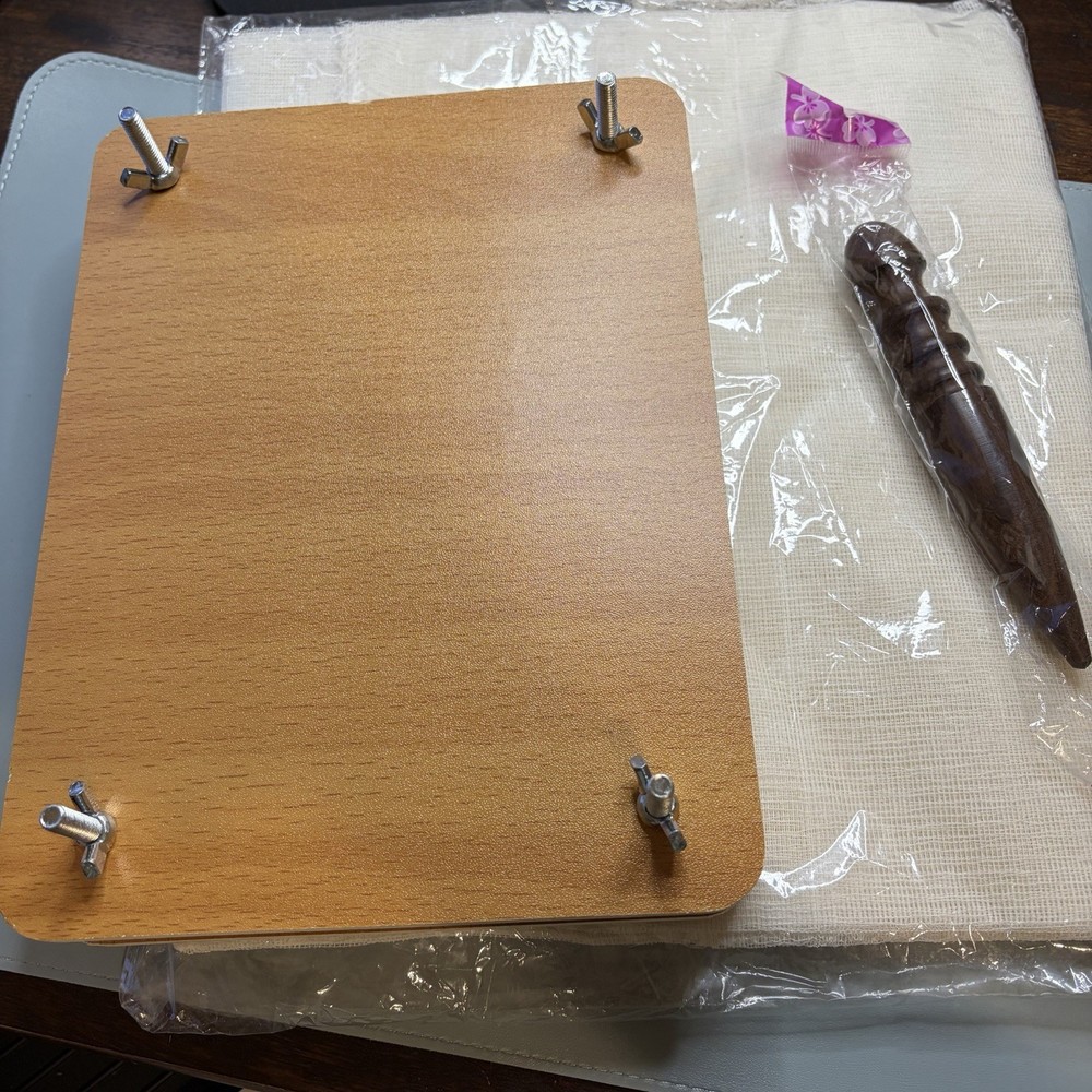 Book Binding Kit Cloth 39x45in Book Press Edge Roller Crimper Book Binding Set