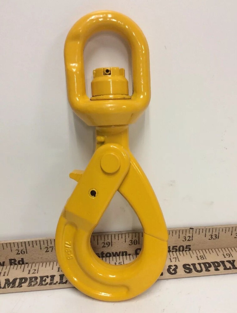 Grade 80 Swivel Self Locking Hook Chain Winch Line Rigging Tools