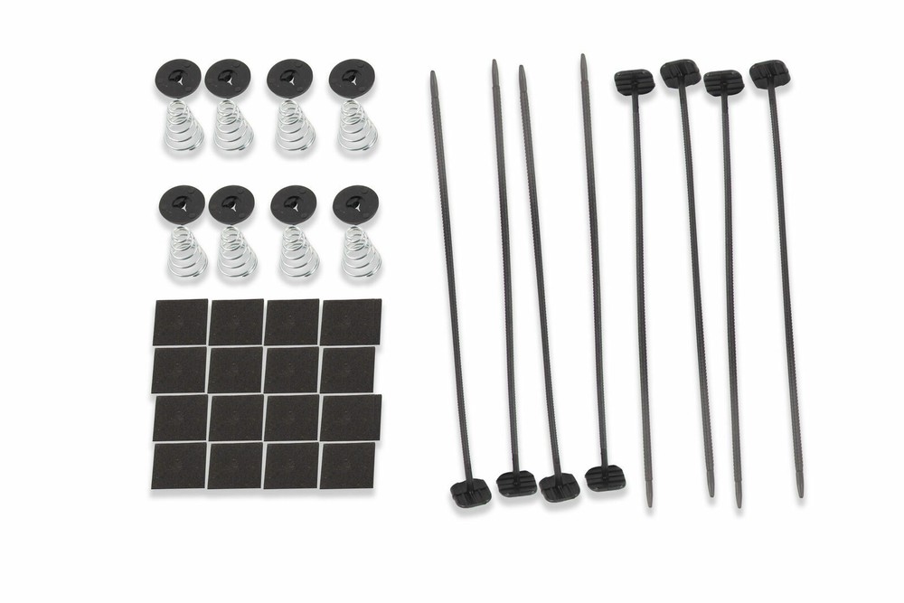 2-Pack Universal Electric Radiator Fan Mounting Kit–Include Zip Tie, Straps&Tabs