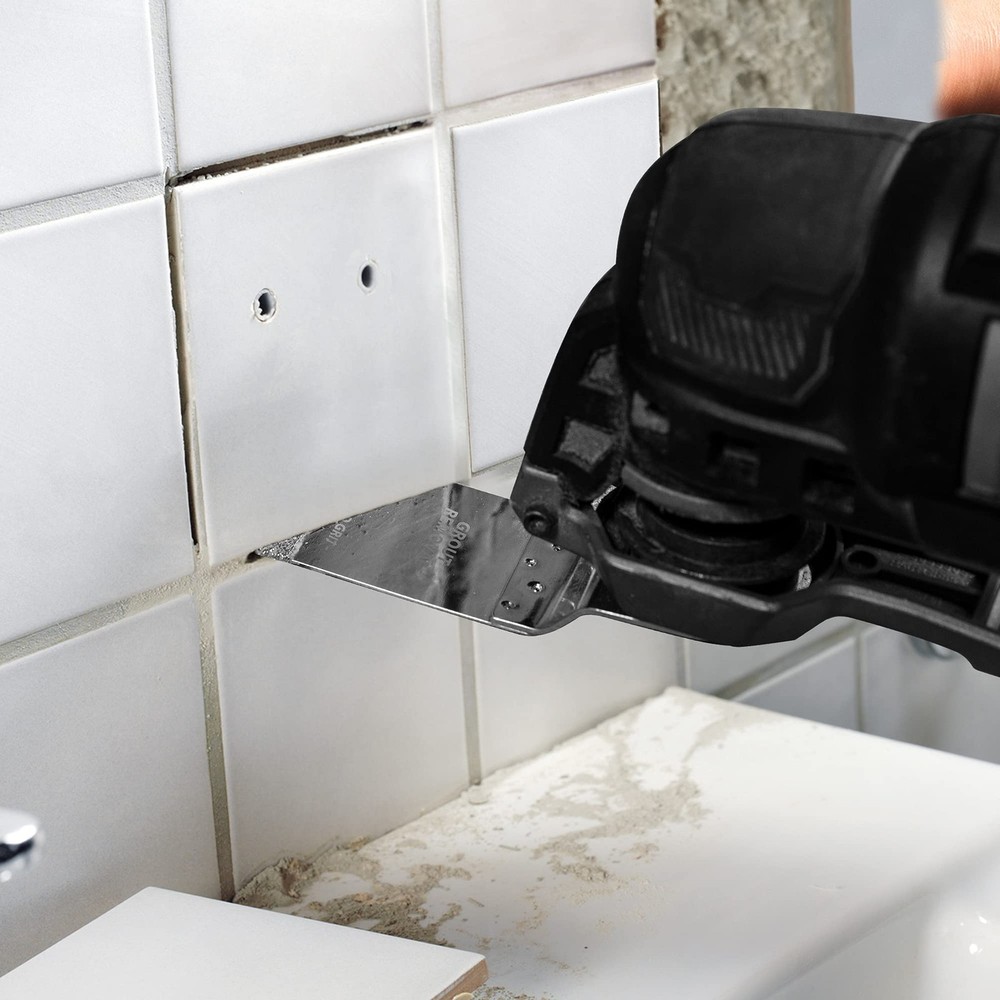 EZARC Diamond Oscillating Tool Blade Set, Multi Mortar 4pcs, Silver