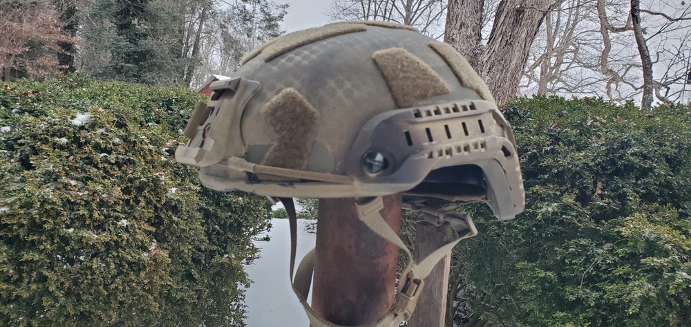 High Cut ECH Helmet Conversion Large Ops Core Rails 4D pads - FAST SF Team Wendy
