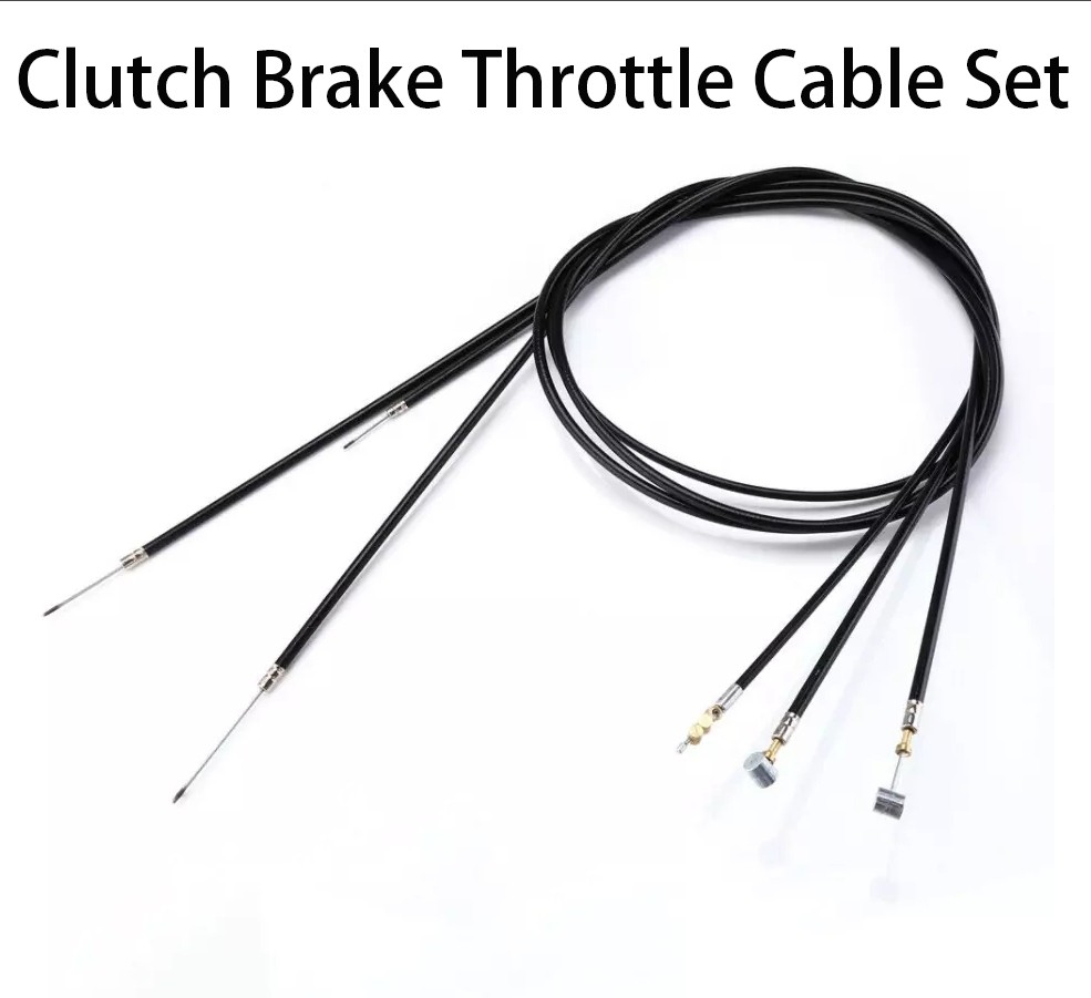 Universal Motorcycle Cable Kit Clutch Cable + Brake Cable + Throttle Cable Set
