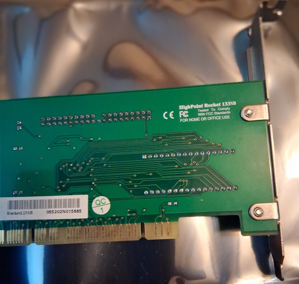 HIGH POINT TECHNOLOGIES ROCKET 133SB IDE RAID PCI CONTROLLER
