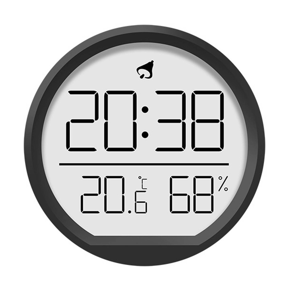 Clock with Temperature Humidity and Date Display for Home or Office