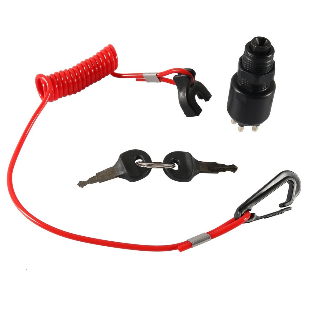 Ignition Key Switch / BRP Side Control Ignition Switch With Safety Lanyard-