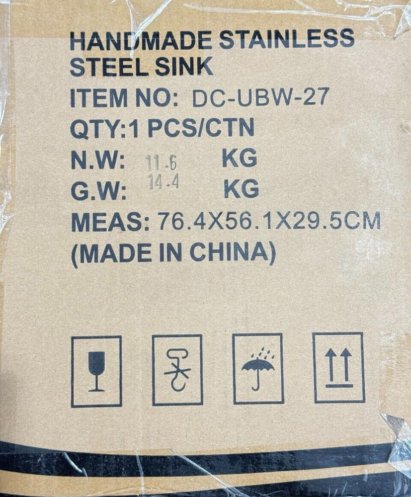 Dcolora 27 Kitchen Sink Gunmetal Black Stainless Kitchen Sink