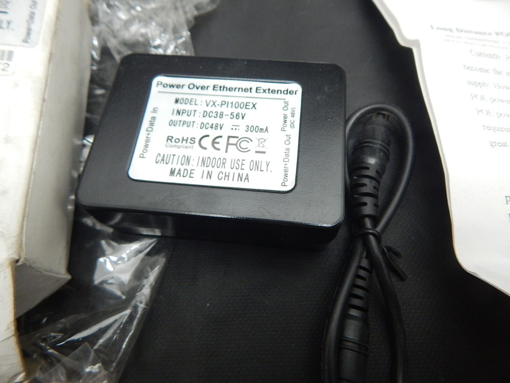 VERSA TECHNOLOGY VX-PI100EX 1EEE 802.3AF OVER ETHERNET EXTENDER - FAST SHIPPING