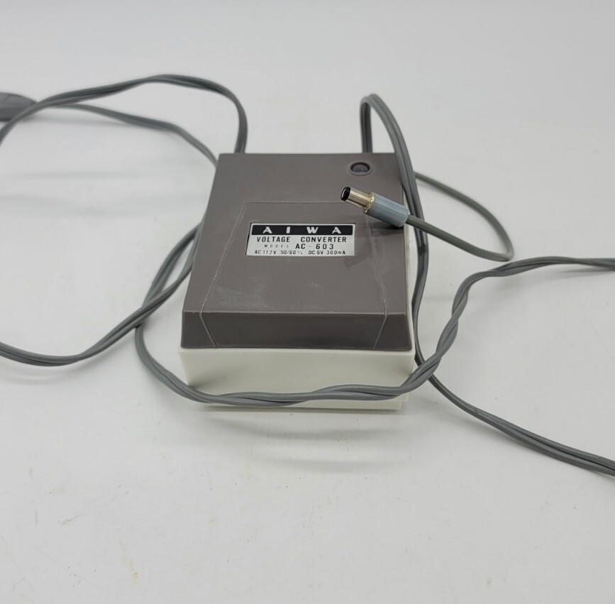 Vintage AIWA AC-603 Voltage Converter Adapter
