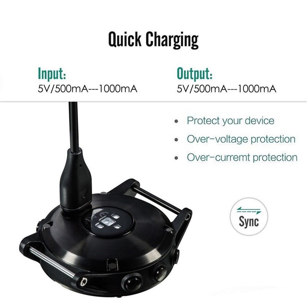 New Charger Replacement Charging Cable Cord USB For Garmin Instinct