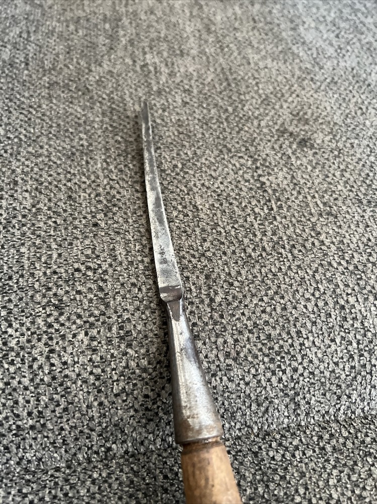 Vintage Douglass Mfg. Co Wooden Handle Chisel Tool
