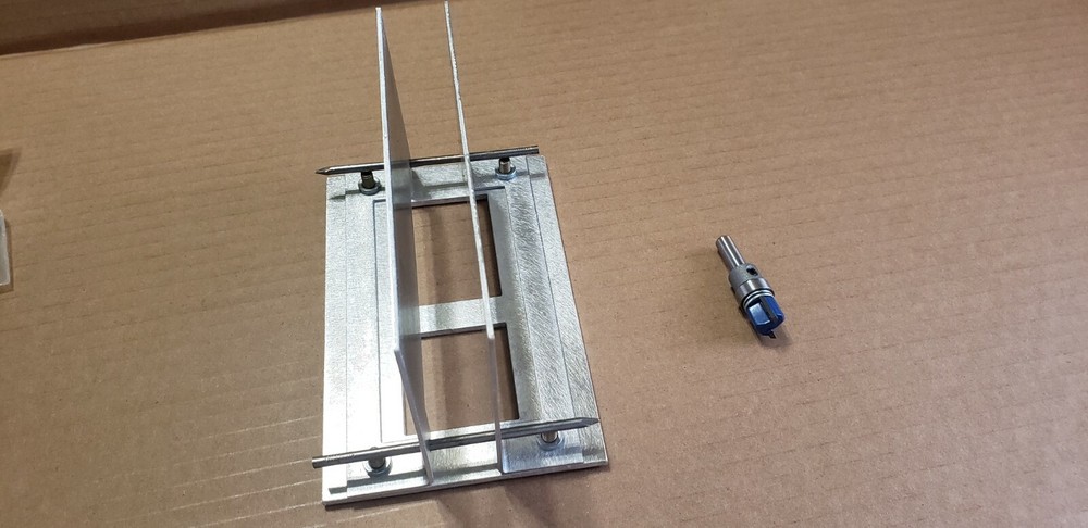 Butt hinge template for 1.5 & 2.0 in hinge