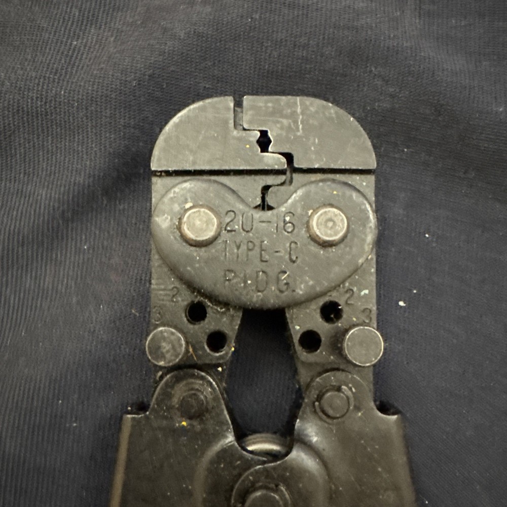 AMP 46223 20-16 Type C PIDG Crimping Tool Crimper