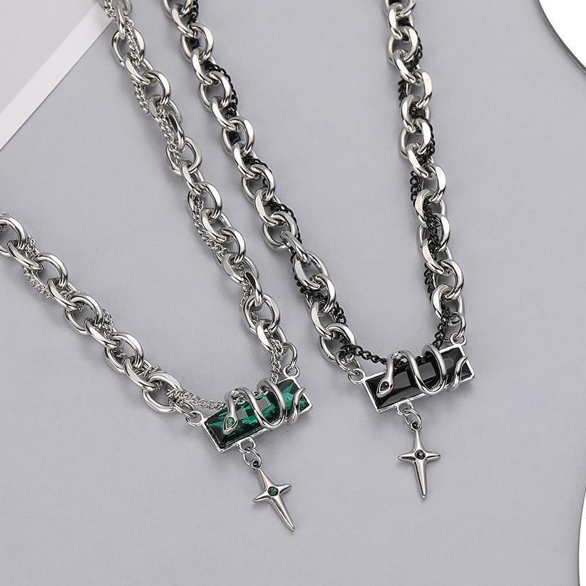 New style snake Entwined starlight necklace