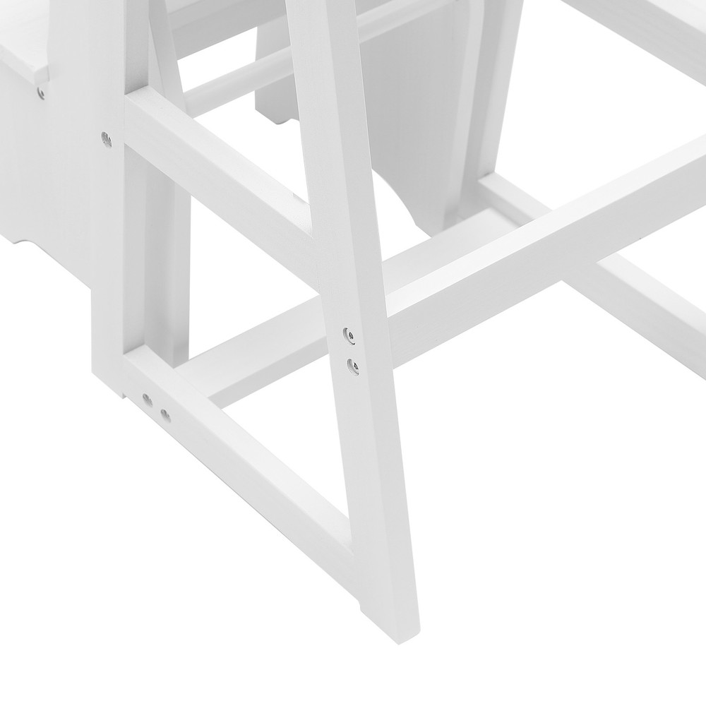 Folding Library Ladder Chair, Lightweight Portable Multifunctional Step Stool