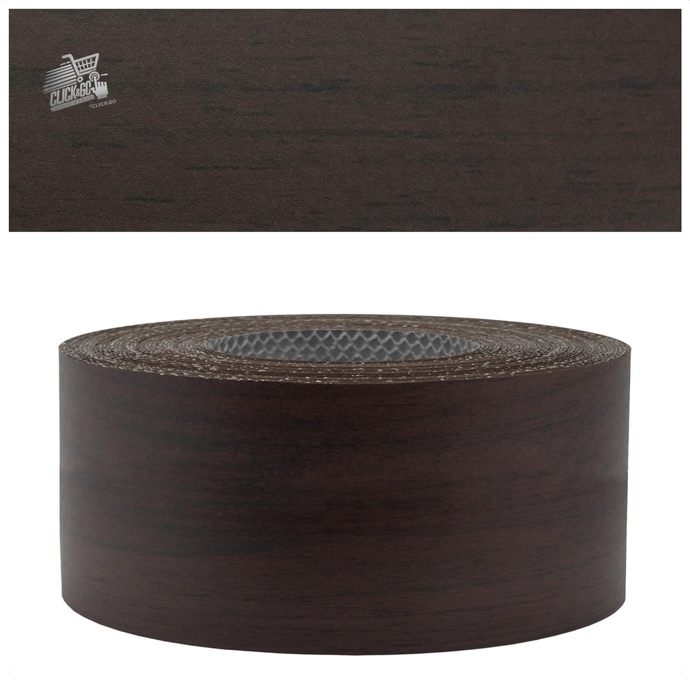 ® - Black Oak Effect Edge | 45mm X 20M | Easy to Apply | Kitchen Edge