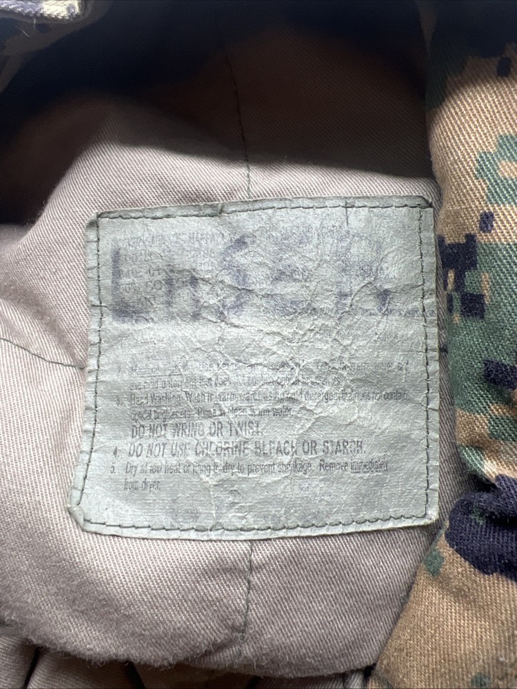 US Marine Corps Camo Utility Cap Size Small Worn (EE612