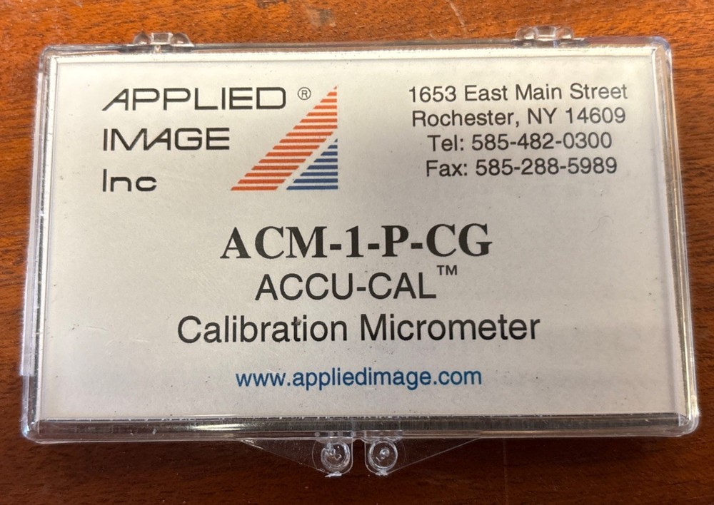 Microscope Calibration ACCU-CAL ACM-1-P-CG  Micrometer