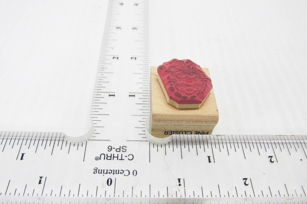 Pine Cluster Rubber Stamp - Stamp Set G204