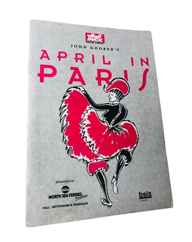 Theatre Programme April in Paris Vintage ra