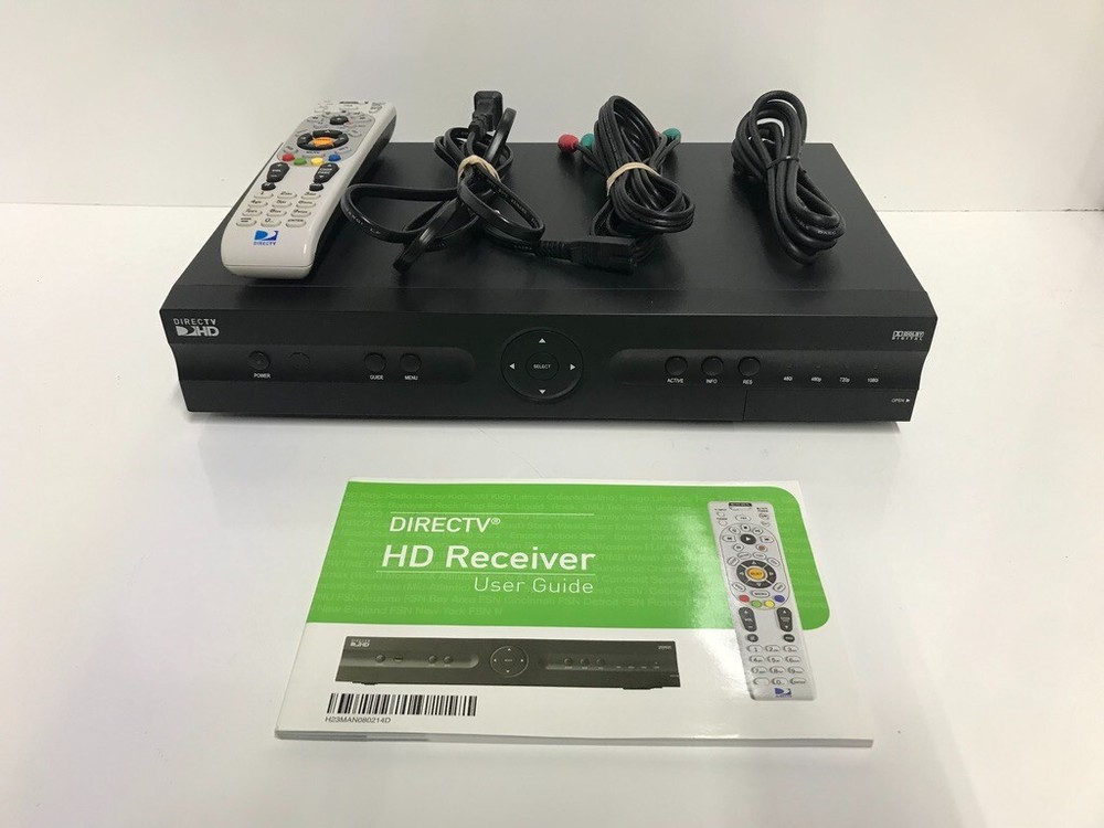 DIRECT TV BOX MODEL # H23-600, REMOTE AND CONNECTIONS