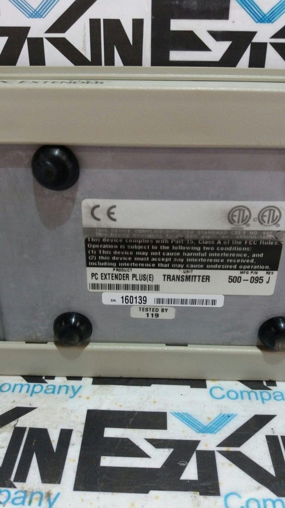 Cybex 500-095 REV.J PC Extender Plus™ Transmitter