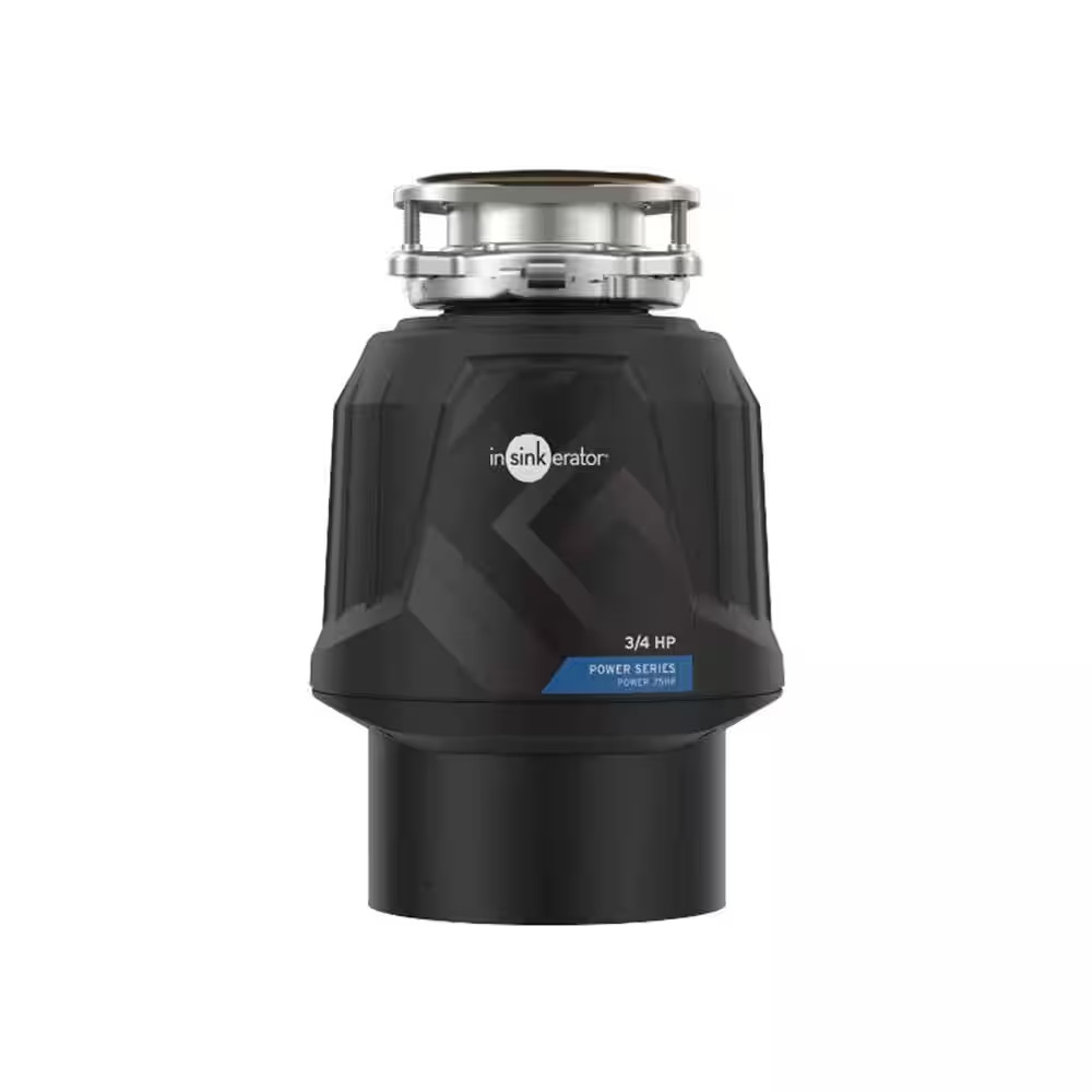 Power .75HP, 3/4 HP Garbage Disposal, Power Series EZ Connect Continuous Feed Fo
