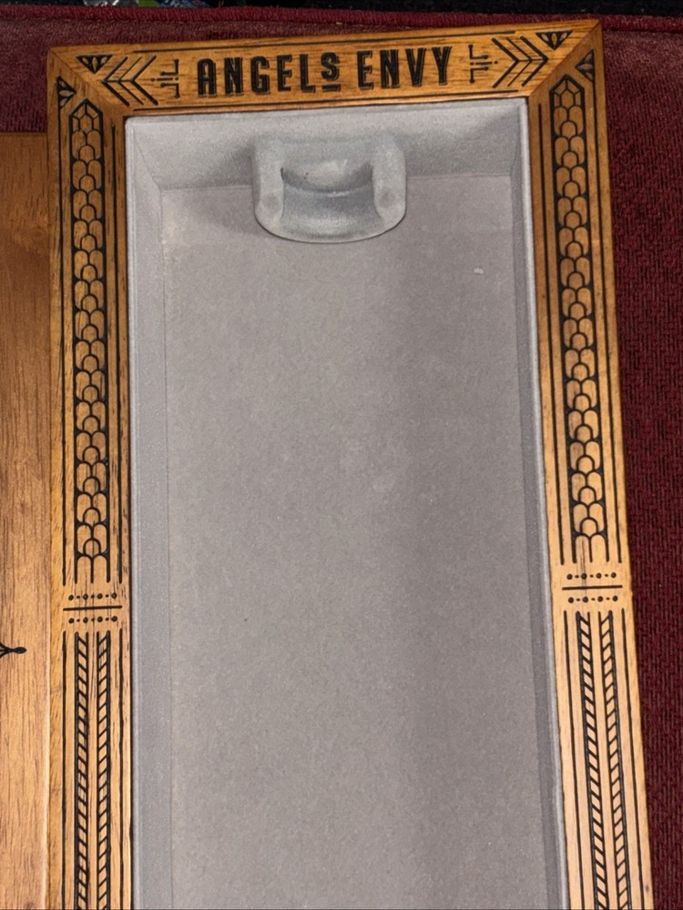 Angel’s Envy Bourbon Cask Strength 2019 Whiskey Solid Wooden Box