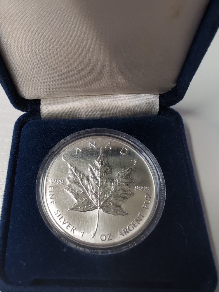 1994 1 Oz $5 Silver Maple Leaf Coin