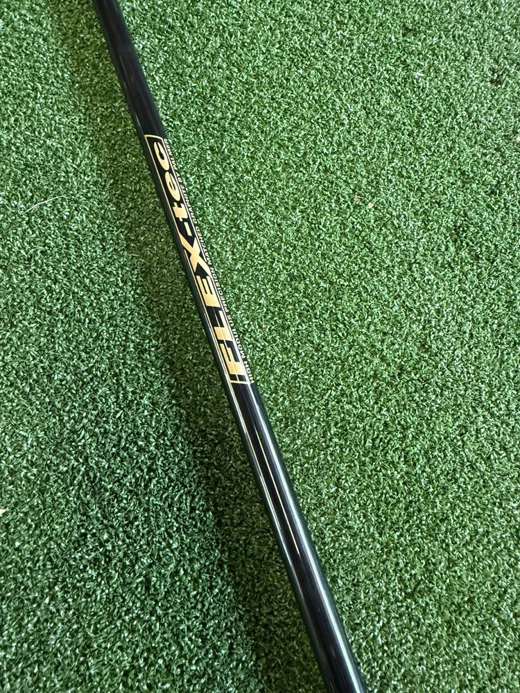2 x Flex-Tec Graphite Black Golf Iron Shafts Stiff Flex .370 New