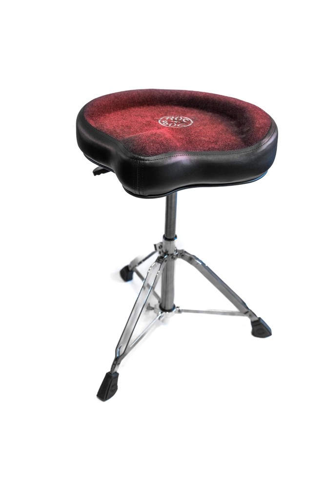 Nitro Gas Drum Throne with Original Saddle, Red