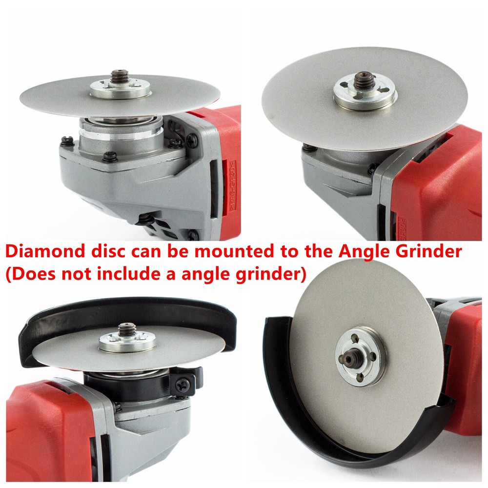 4" inch Diamond Grinding Disc 600 Grit Flat Lap Disk Lapidary Tools for Stone