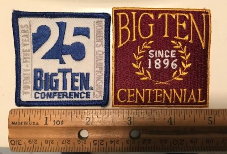 Big Ten Women's 25 years Championships+ Centennial patch