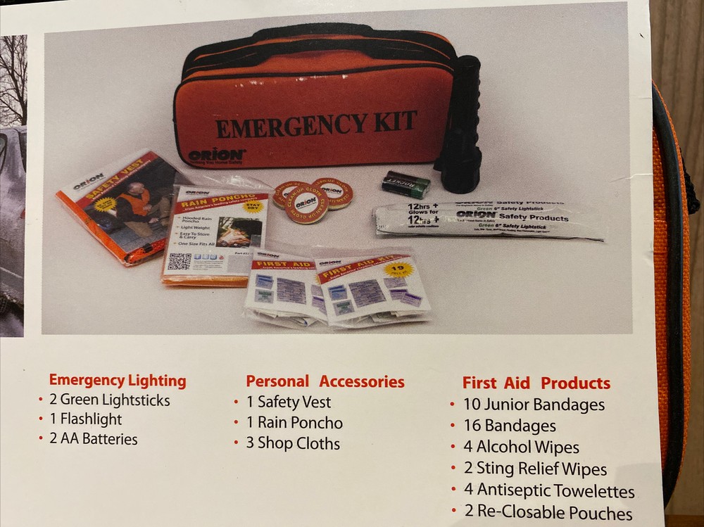 Orion Basic Auto Safety Kit (Non Pyro) 49 Pieces- 8950