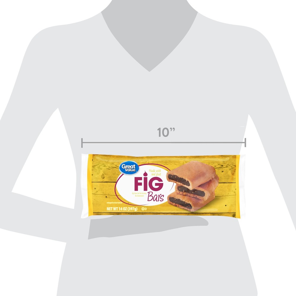 (2 Pack) Great Value Fig Bars, 14 Oz