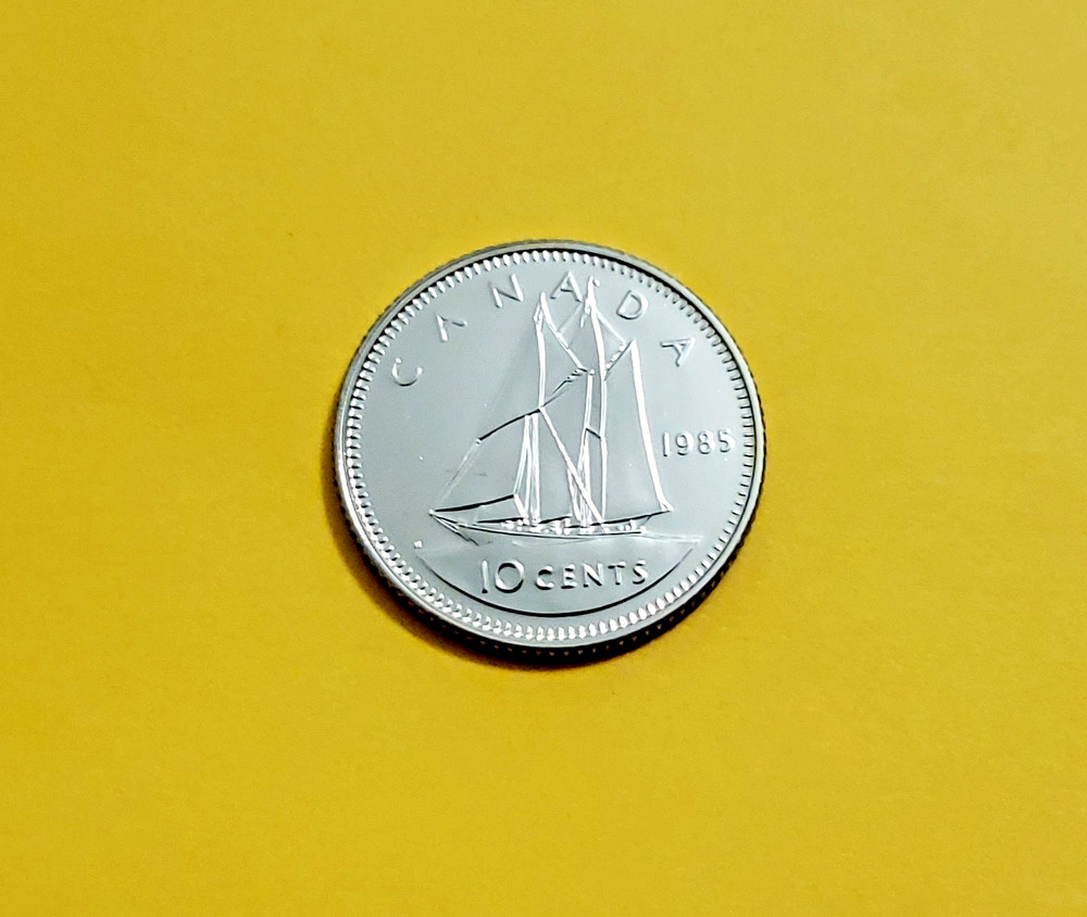 1985 Canadian Proof Like Dime