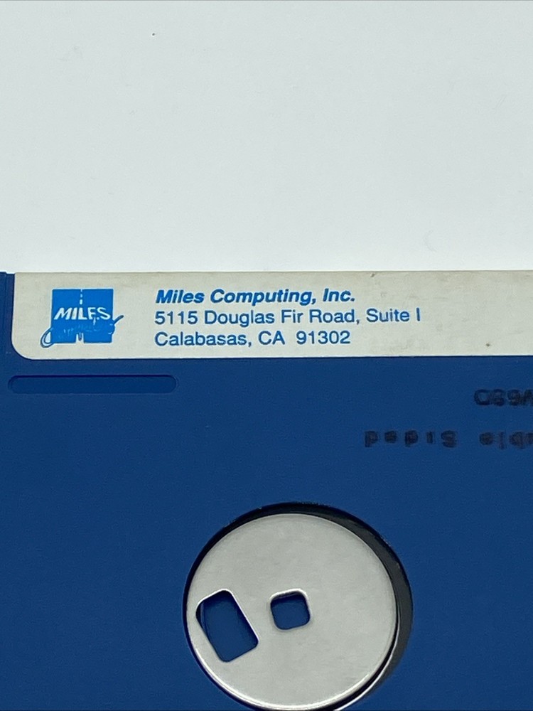 1990 Questmaster Disk 2 VTG PC Floppy Disk equilibrium Untested