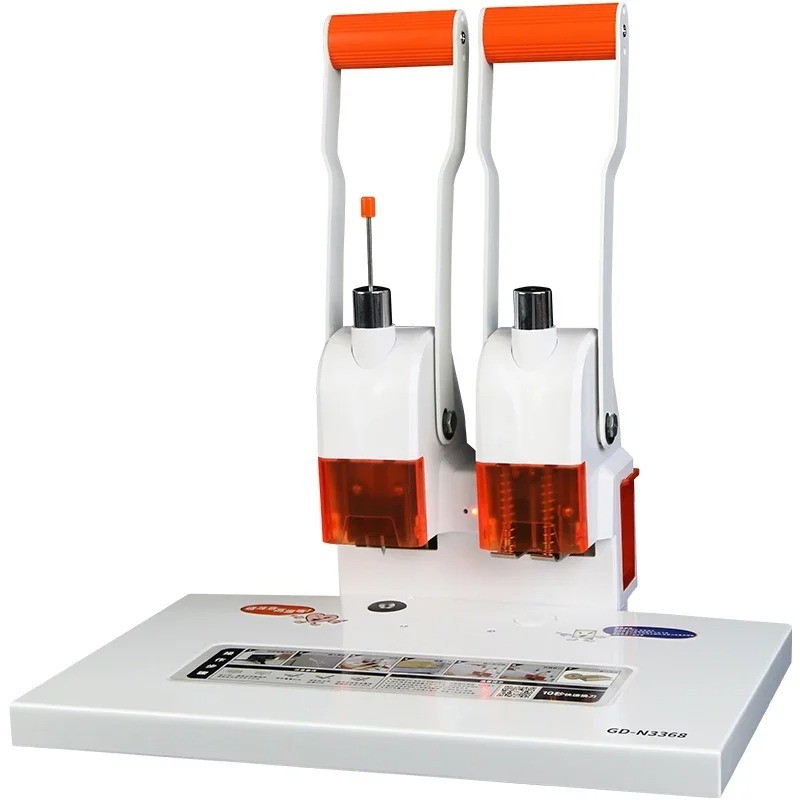 Manual Hole Punch Binding Machine Rivet Tube Document Binding Machine.