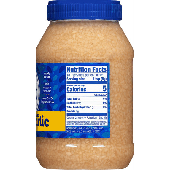 Fresh Minced Garlic, 32 oz
