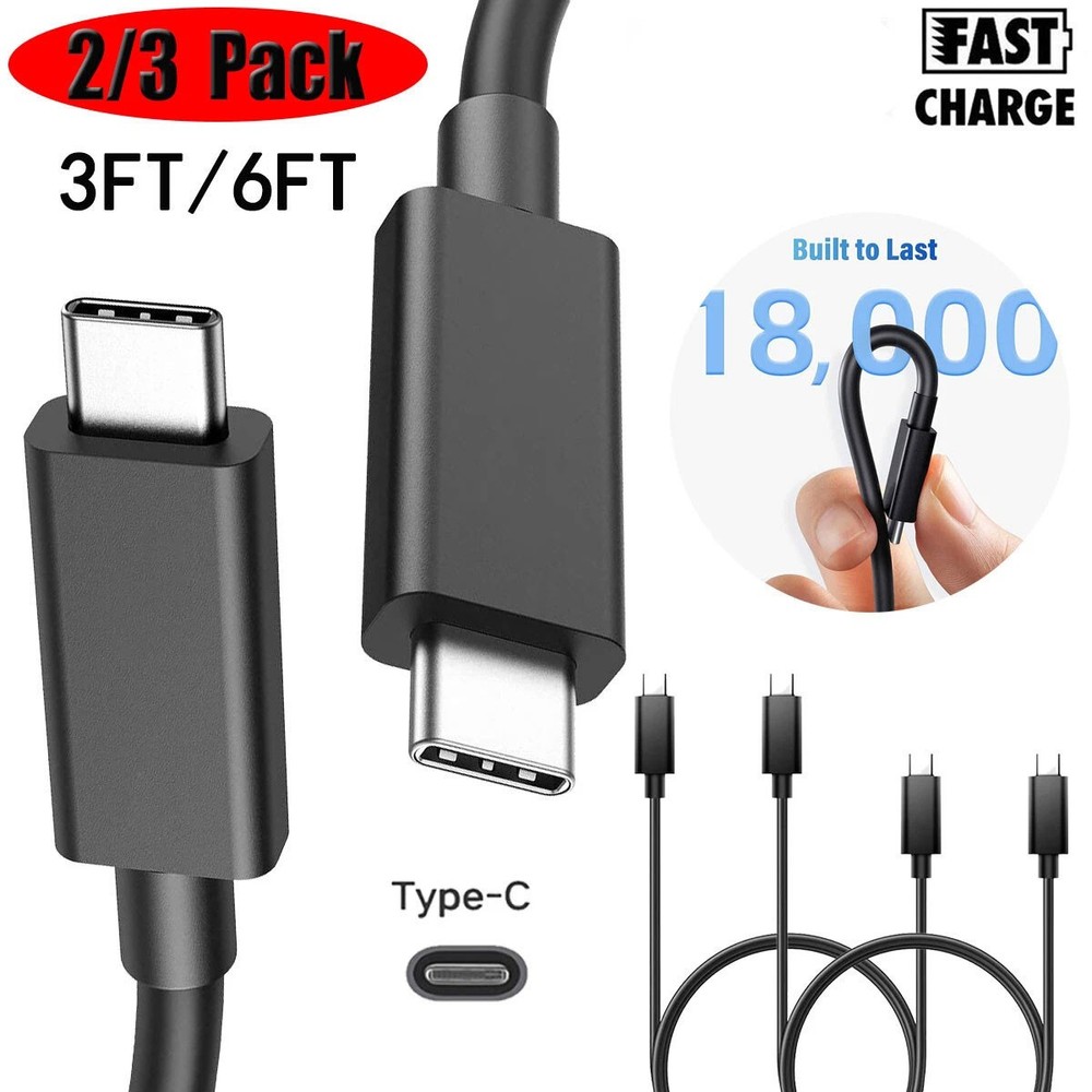 Type-C Fast Charging Data Charge Cable Cord For iPhone 15 Pro/15 Pro Max/ Plus