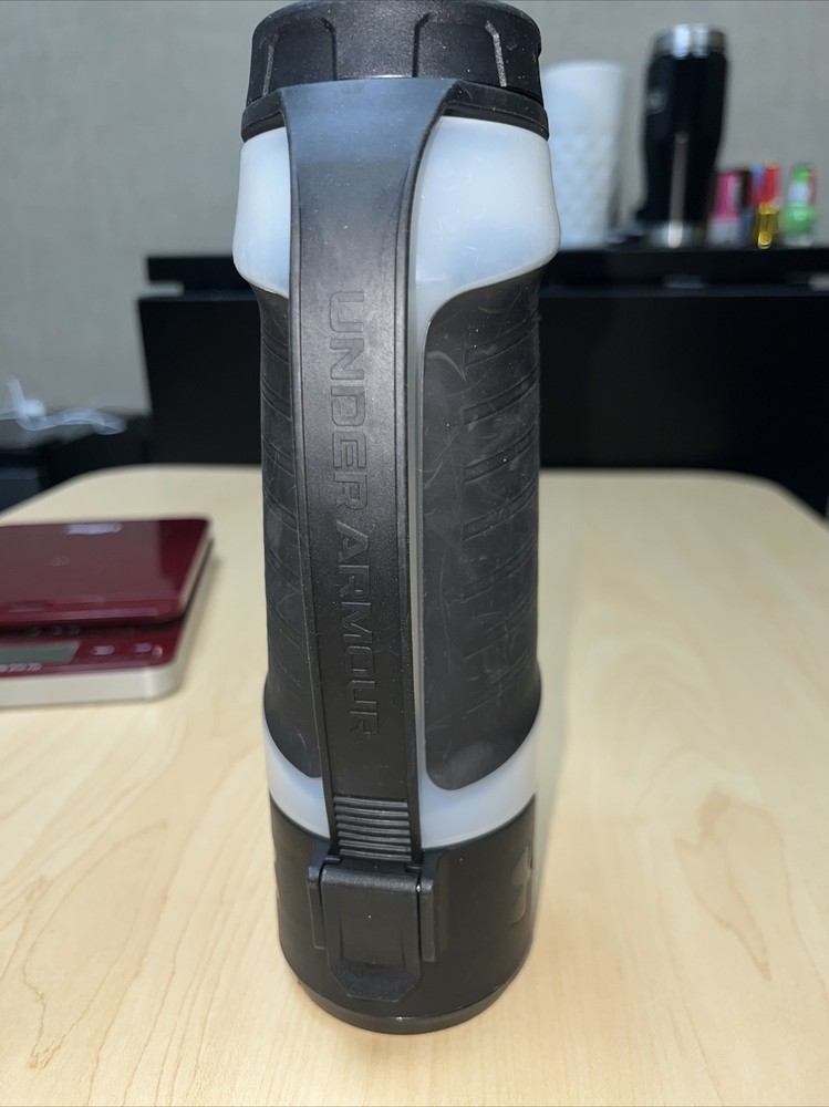 Under Armour Handle-it 24 oz Squeeze Hydration Water Bottle, Clear/Black