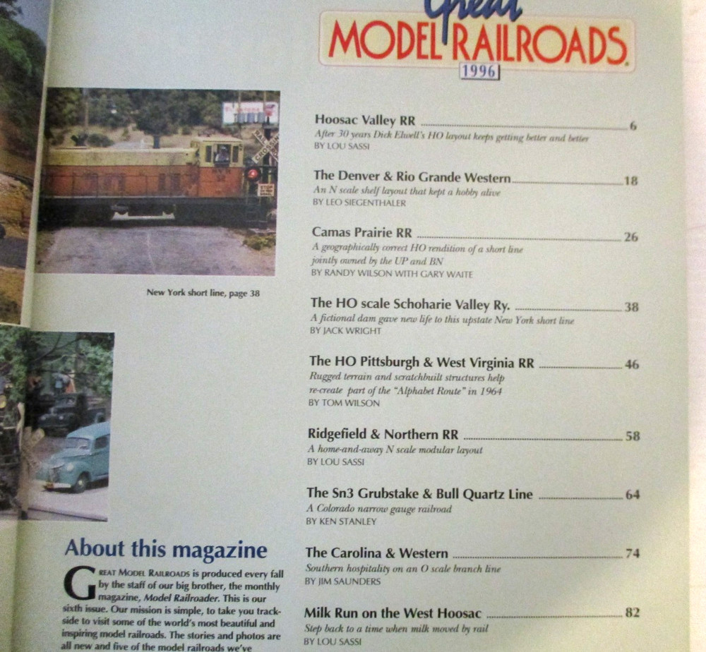 Model Railroader Great Model Railroads 1996