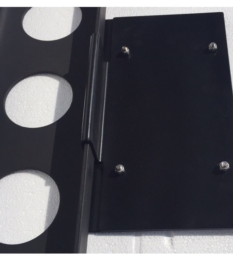 HUMVEE FRONT LICENSE PLATE BRACKET FRAME + HARDWARE - NO DRILL TO INSTALL - M998