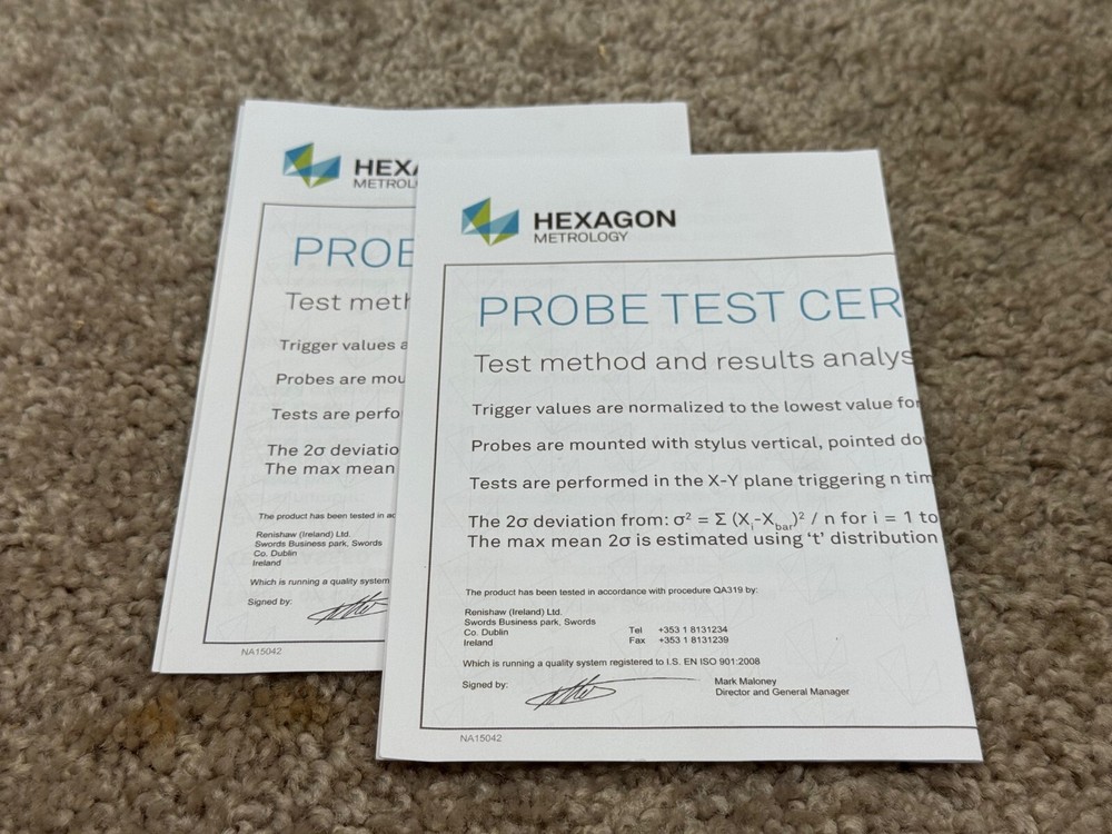 TESASTAR HP SERIES CMM SCANNING PROBE MODULE SET + ACCESSORIES