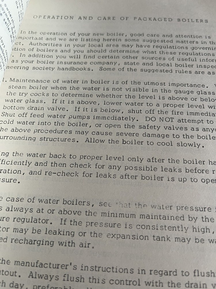 Powermaster Burner Model P # 2PKG Operating and Maintenance Instructions