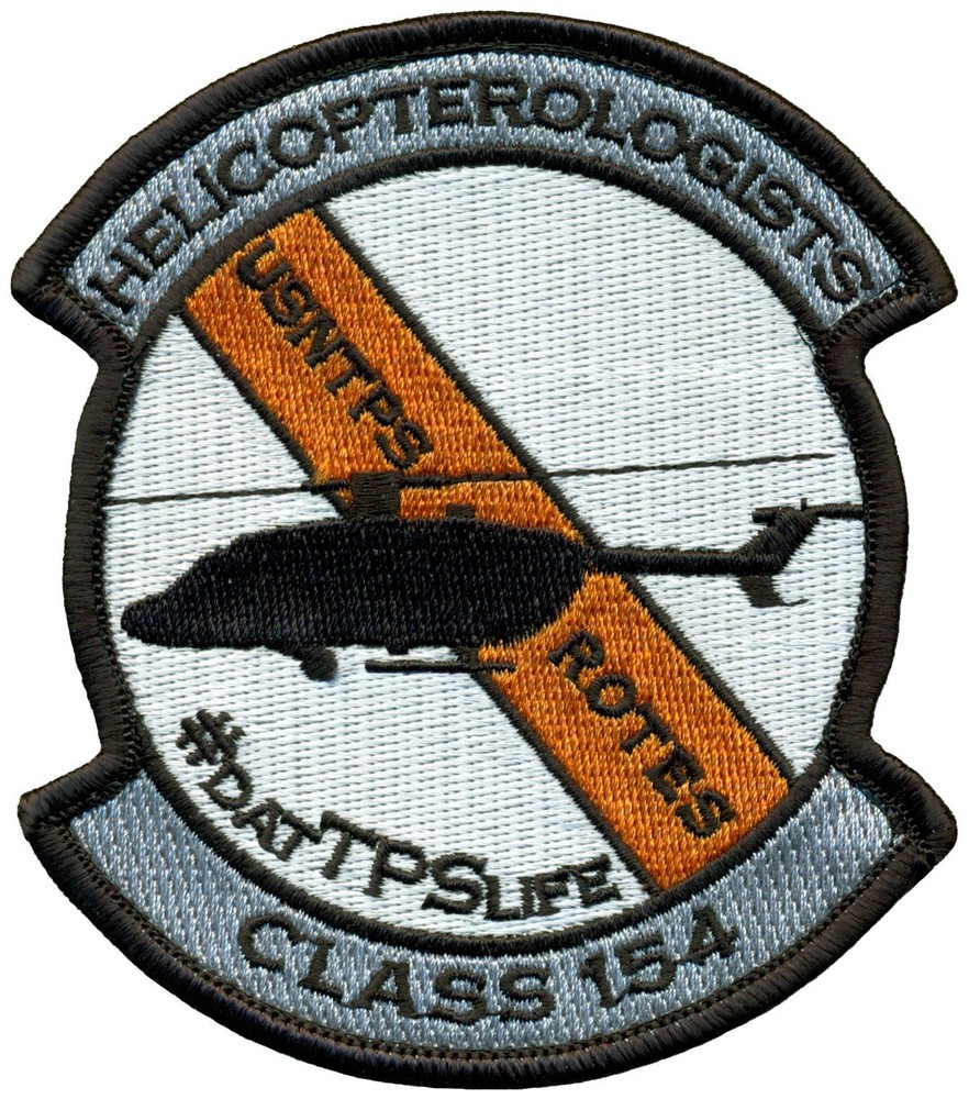 USN US NAVY TEST PILOT SCHOOL – CLASS 154 – HELICOPTEROLOGISTS PATCH